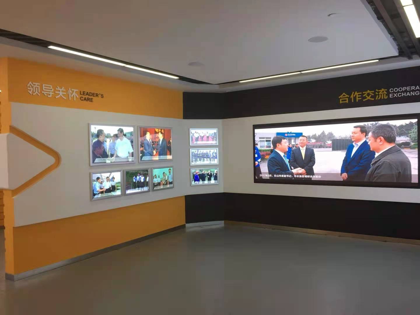 樂山永祥展廳,新能源行業展柜